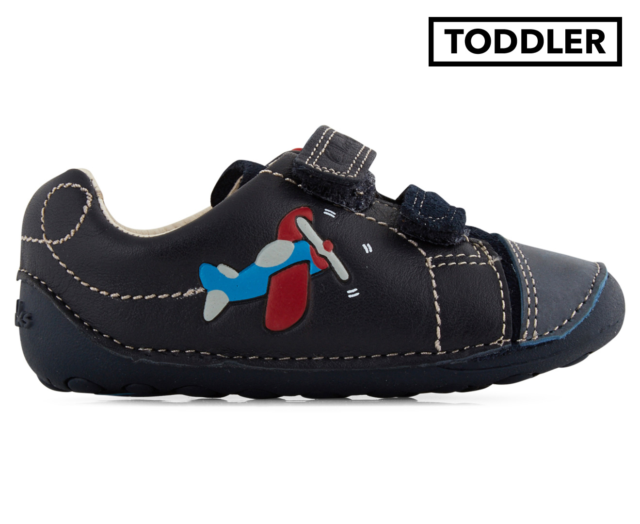 Clarks Toddler Tiny Jet Shoe - Navy Blue