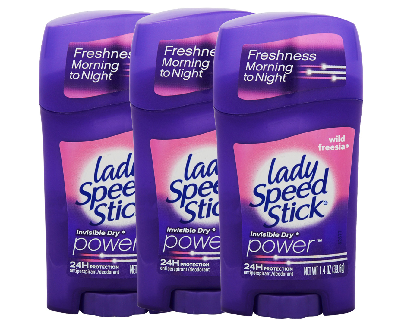 3 x Lady Speed Stick Powder Fresh Deodorant Wild Freesia 39.6g