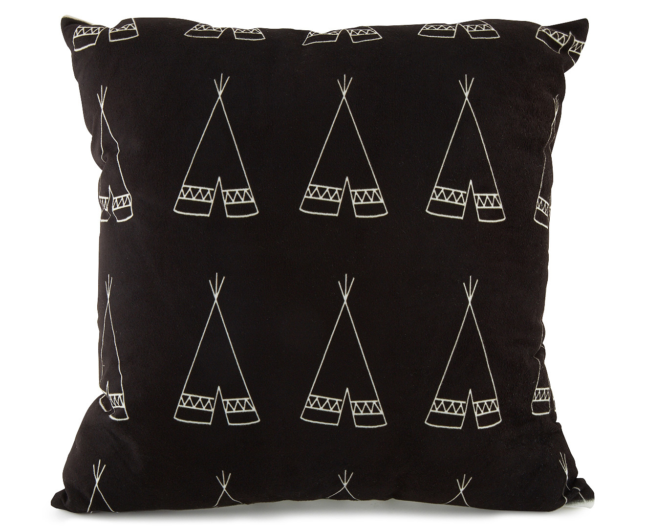Kids Concepts Teepee Square Pillow - Black/White