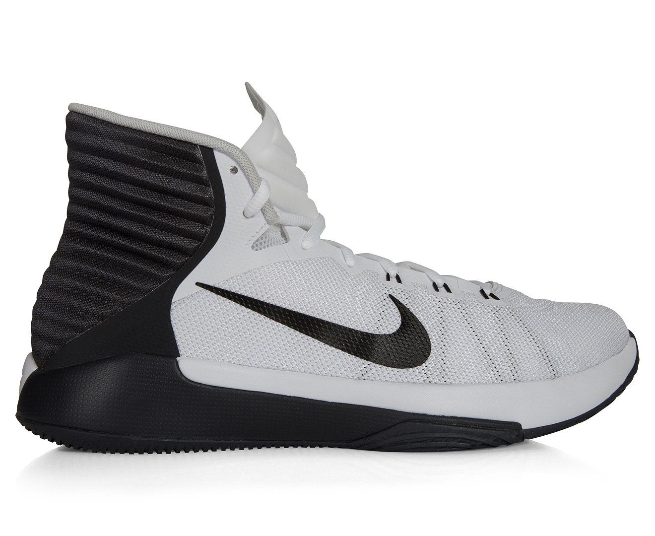 Nike Men's Prime Hype DF 2016 Basketball Shoe - White/Black/Anthracite/Pure Platinum