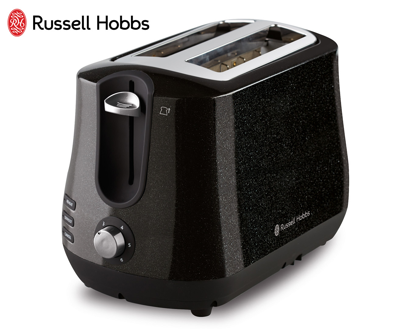 Russell Hobbs 2-Slice Siena Toaster - Black Diamonds