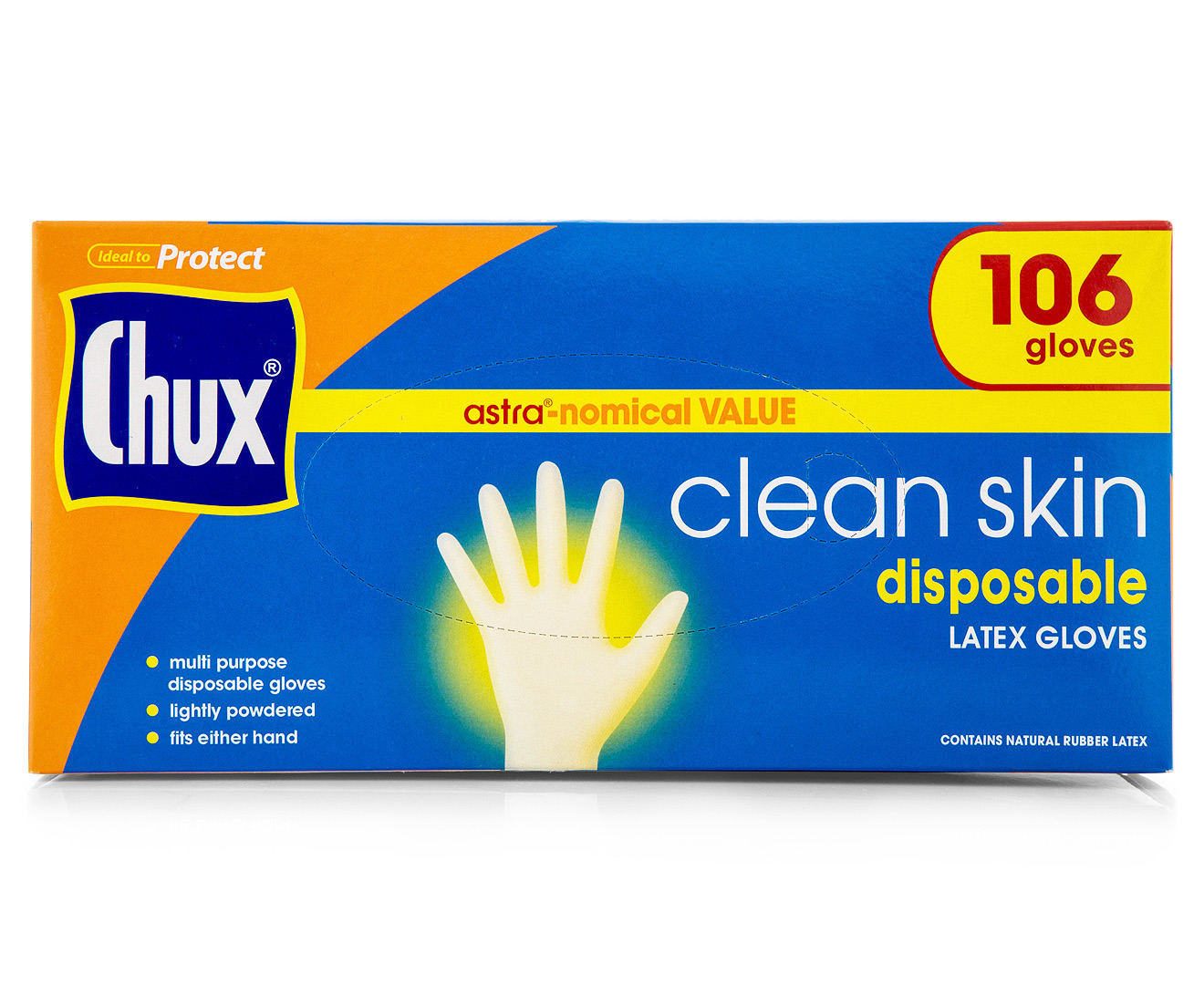Chux Clean Skin Disposable Gloves 106pk