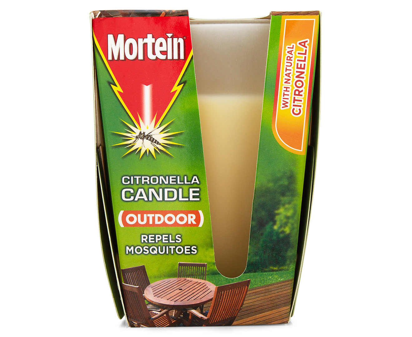 Mortein Outdoor Citronella Mosquito Repellent Candle 425g