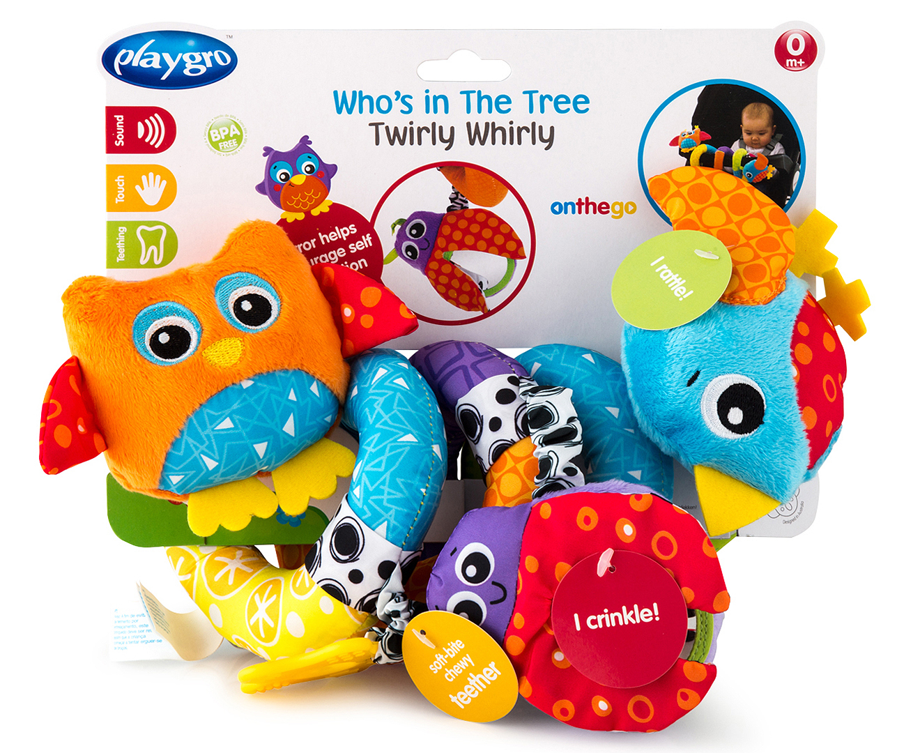 Playgro Who's In The Tree Twirly Whirly