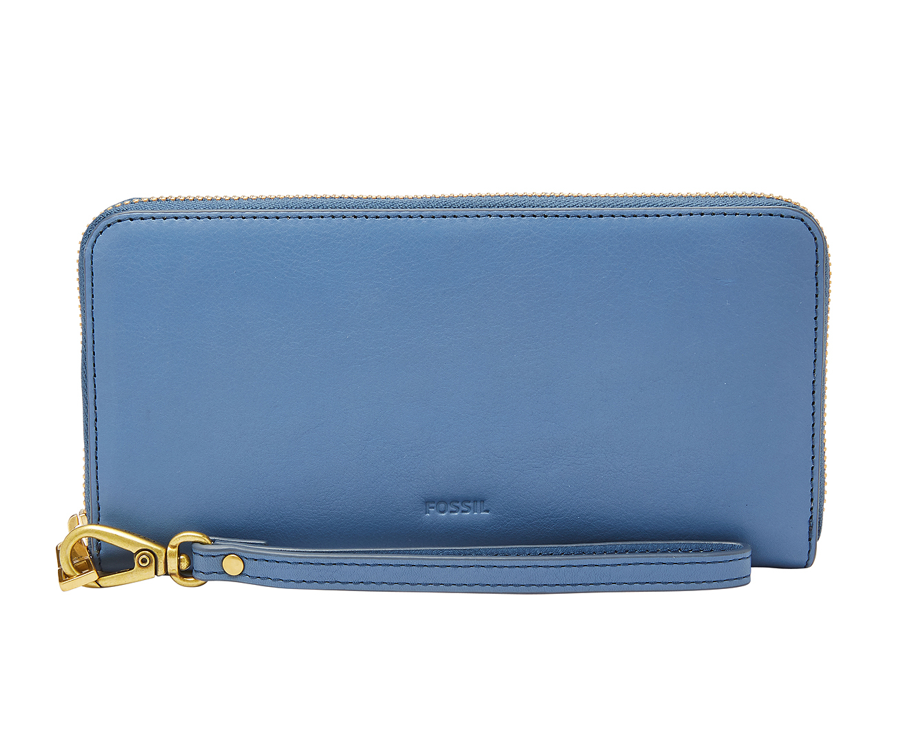 Fossil Emma Large Zip Clutch Wallet - Cornflower | eBay