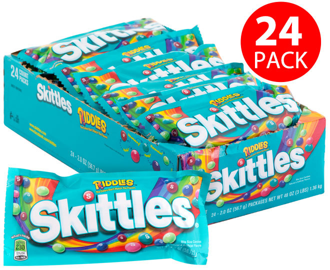 Skittles Riddles 24pk 1.36kg