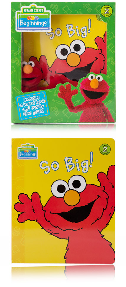 Sesame Street Elmo Book & Plush | Catch.com.au