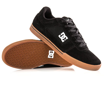 Men's DC Cole Pro Skate Shoes - Black/Gum 